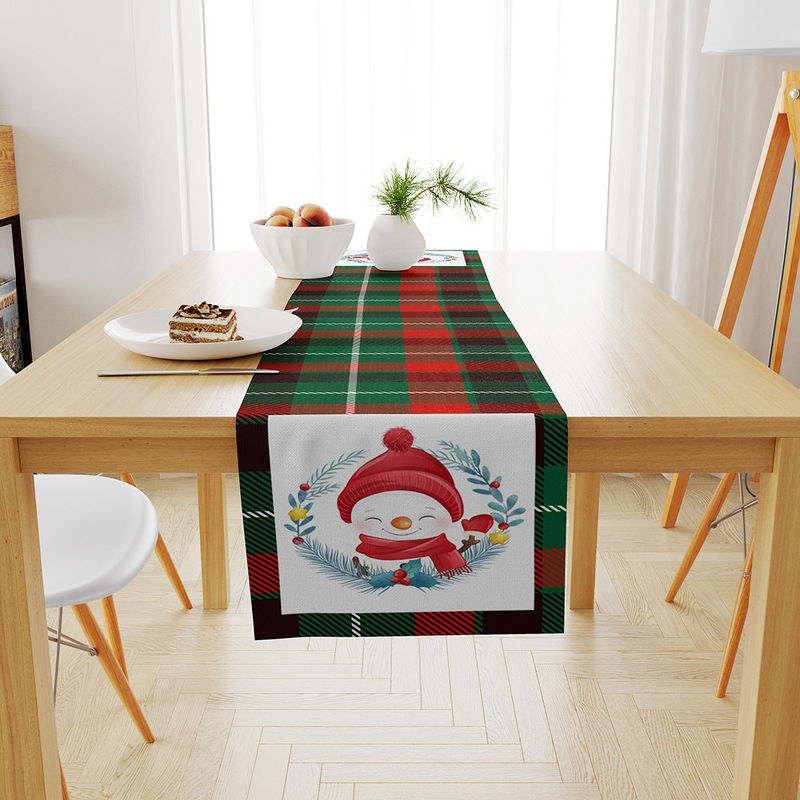 Table Runner Manufacturer - Eco-Friendly Christmas Polyester Cotton Print