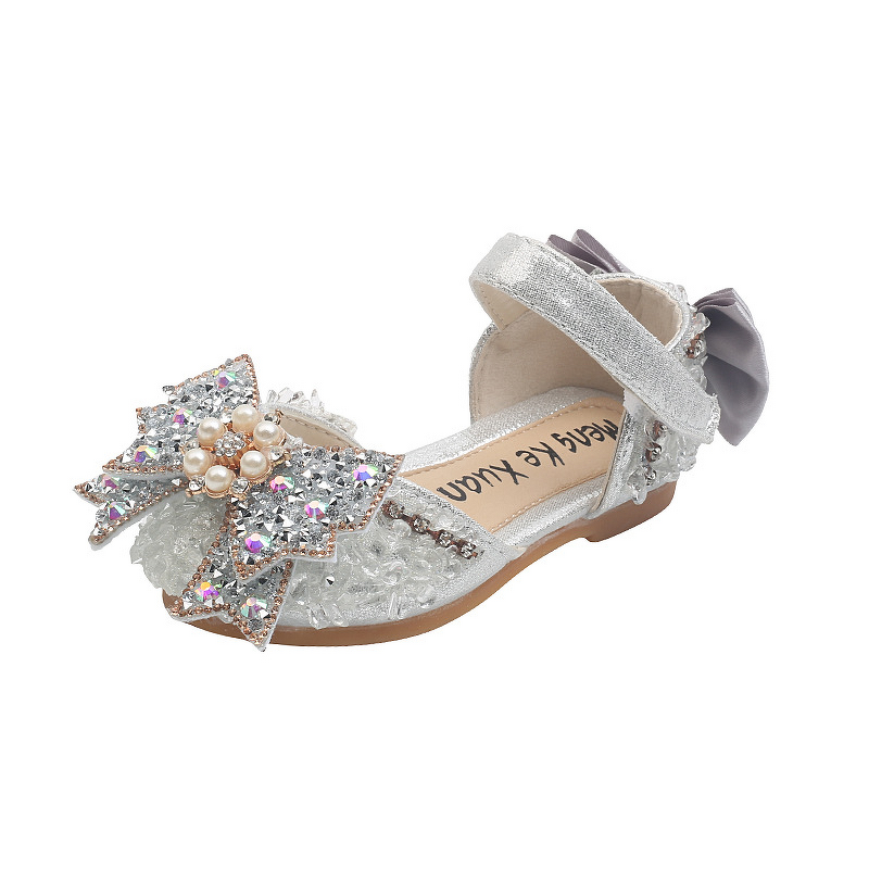 Girls Sandals Manufacturer - Korean Style Rhinestone Soft Sole