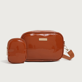 Crossbody Bag Manufacturer - Minimalist Solid Color PU Sequin Decorated