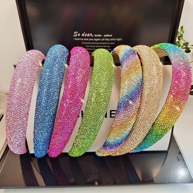 Headbands Manufacturer - Finestyle Rainbow Sweet Sequin Printed Heart Mermaid