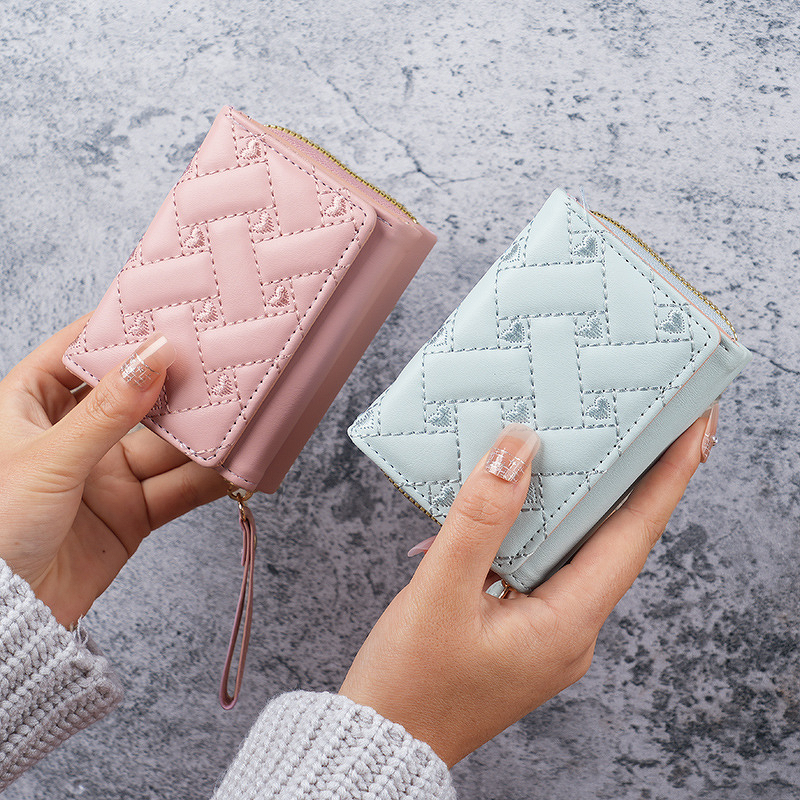 Wallet Manufacturer - Women's Multi Card Slot Money Clip PU Coin Purse