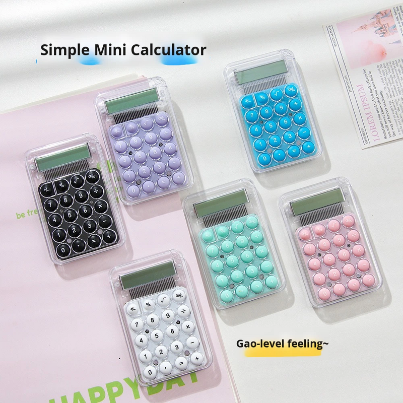 Calculator Manufacturer - Candy Color Mini Silent Portable Button Battery