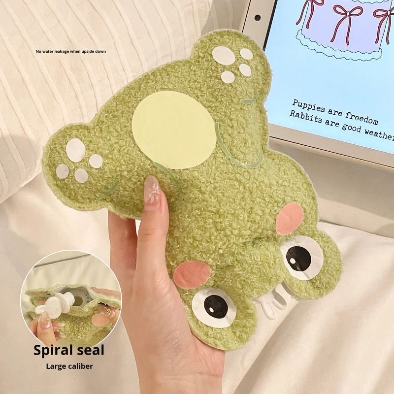 Hot Water Bottle Manufacturer - Cartoon Plush Bear Refillable Portable Student