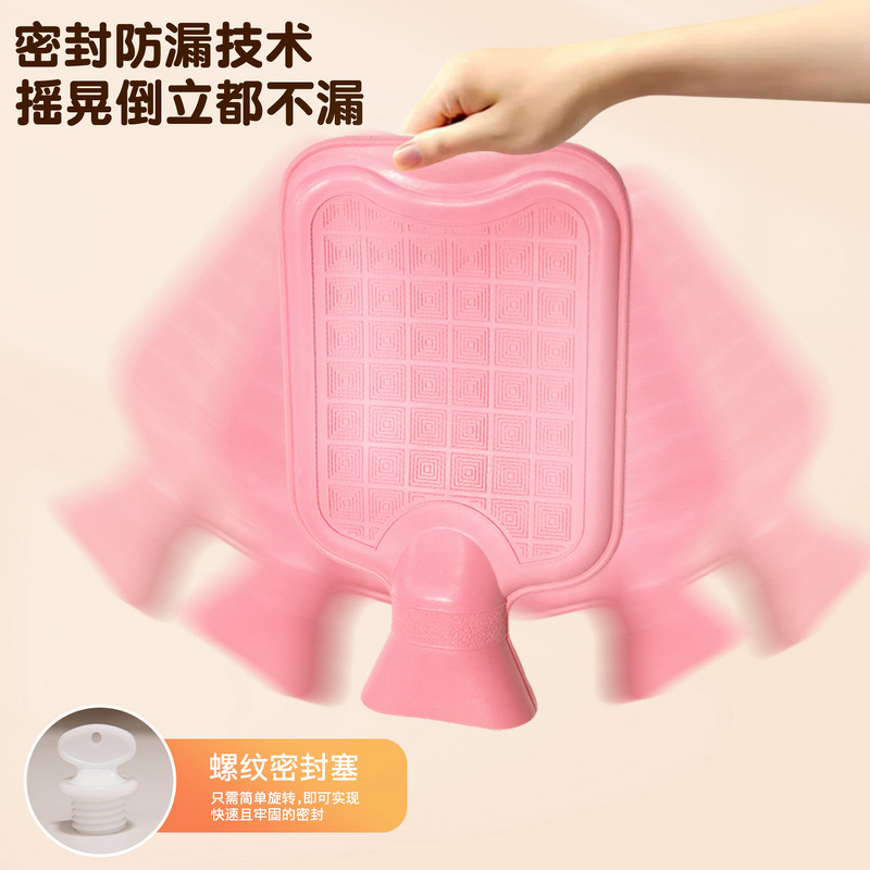 Hot Water Bottle Manufacturer - Winter High-density PVC Minimalist Pillow Hand Warmer