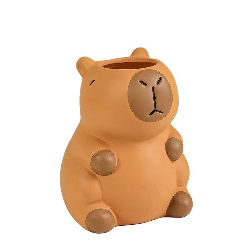 Pen Holder Manufacturer - Capybara Cute Cartoon Makeup Brush Holder