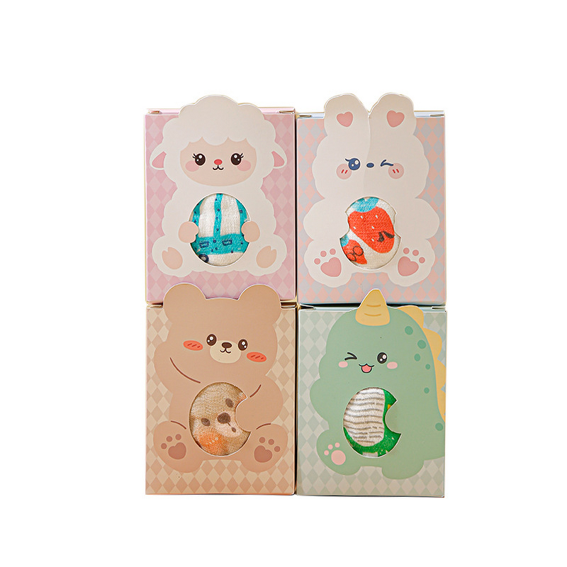 Hand Towel Manufacturer - Cartoon Creative Gift Box Baby Cute Kindergarten