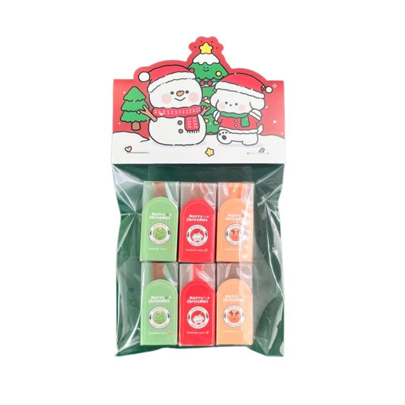 Eraser Manufacturer - Creative Christmas Sandwich Children's Plastic
