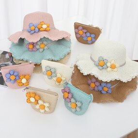 Sun Hat Set Manufacturer - Women's Big-Brimmed Sunscreen Beach Bag