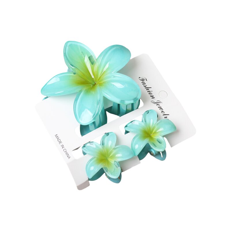 Hair Accessories Set Manufacturer - Elegant Shark Clip Egg Flower Back Head