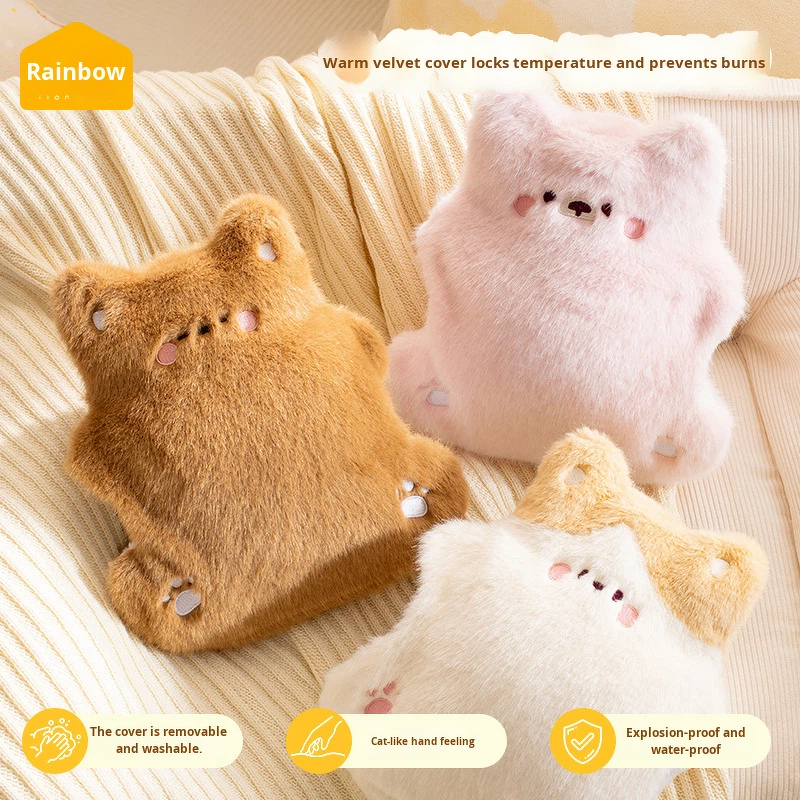 Hot Water Bottle Manufacturer - Kawaii Insulation Plush Rubber Explosion-proof for Women