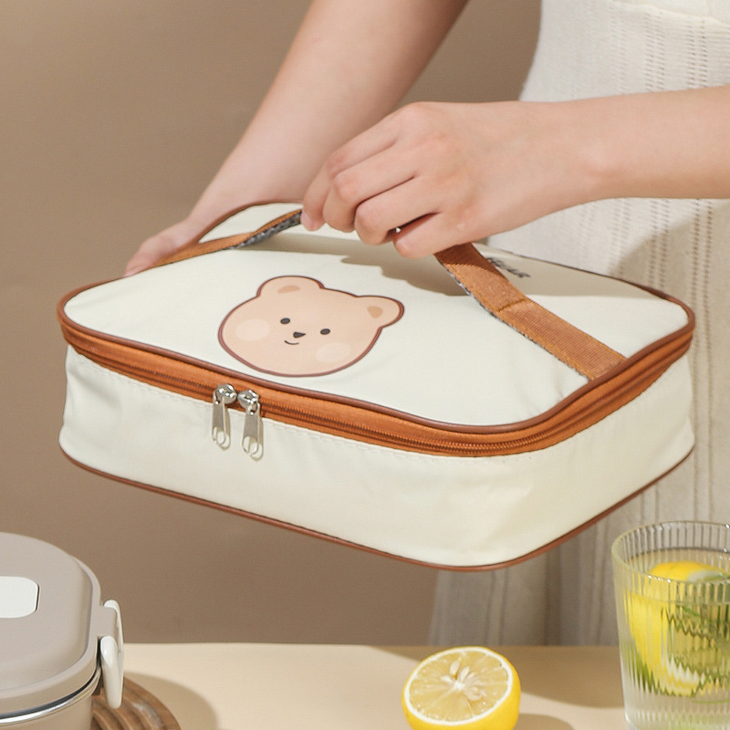 Lunch Box Bag Manufacturer - Insulated Aluminum with Cartoon Design Portable