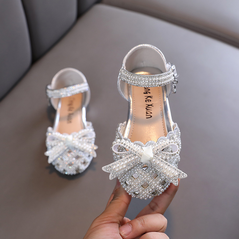 Girls Dance Shoes Manufacturer - Korean Style Princess Floral Hollow-out