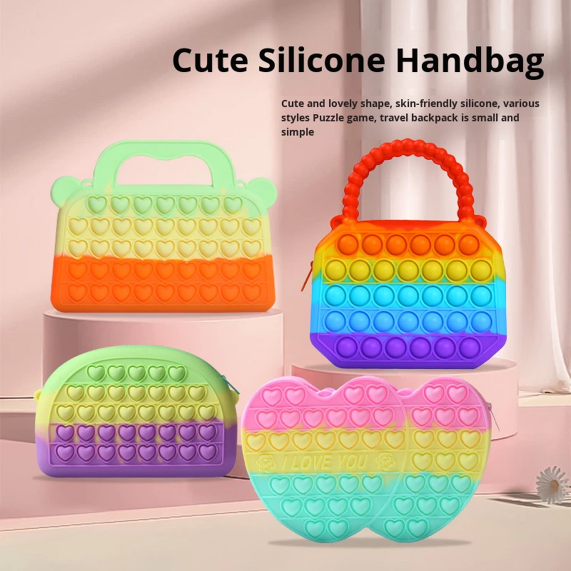 Silicone Bag Manufacturer - Decompression Bubble Toy Children's Coin Purse
