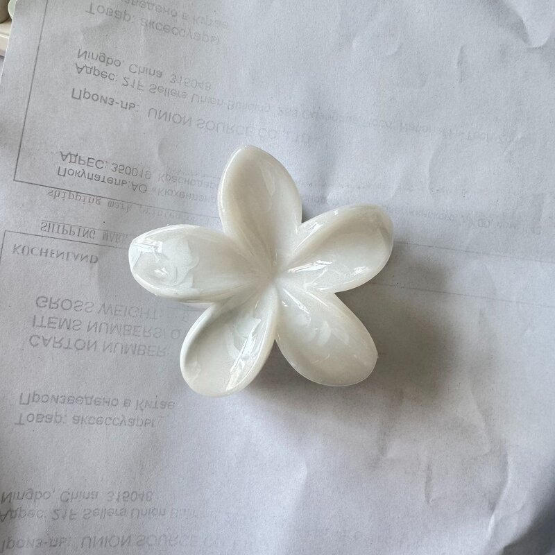 Hair Clip Manufacturer - Exquisite Gradient Marble Egg Flower Pastoral Style