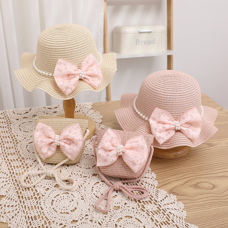 Sun Visor Hat Manufacturer - Cute Summer Princess Baby Girl's Thin Straw