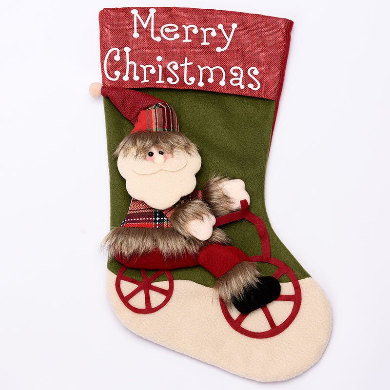 Gift Bags Manufacturer - Cartoon Christmas Stockings Large & Small Candy