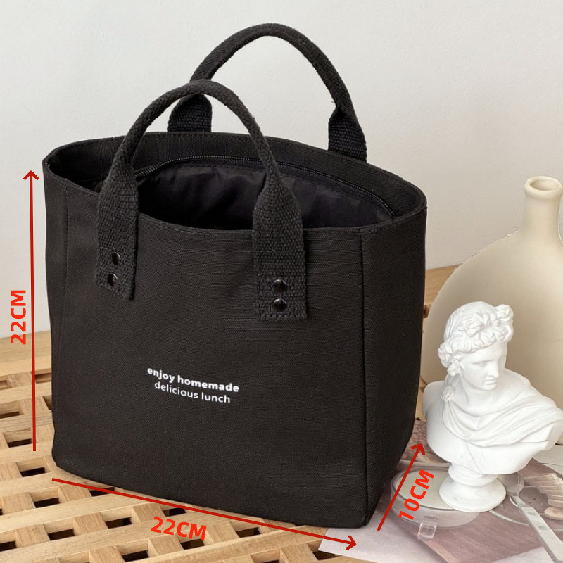 Canvas Tote Bag Manufacturer - Large Size Bento Lunch Box for Office