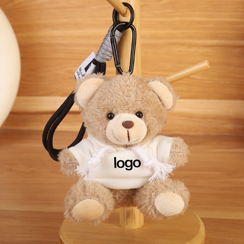 Plush Keychain Manufacturer - Cute Cotton Bear Doll Bag Pendant