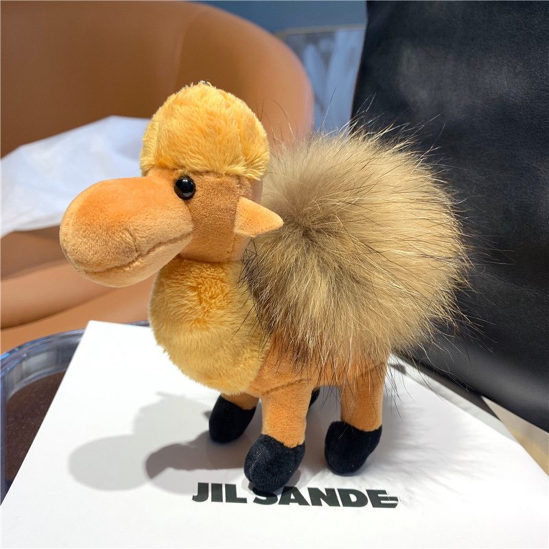 Bag Pendant Manufacturer - Creative Raccoon Fur Ball Little Camel