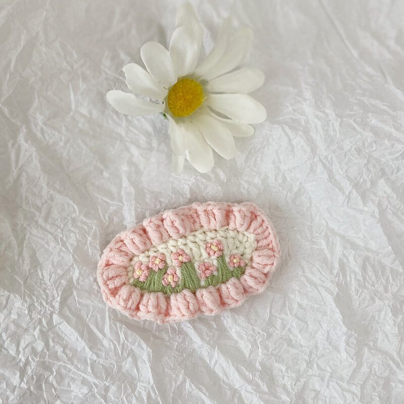 Hairpin Manufacturer - Plush Star Cute Girl Heart pink Bangs Clip