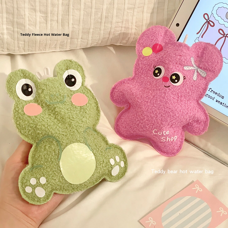 Hot Water Bottle Manufacturer - Cartoon Plush Bear Refillable Portable Student