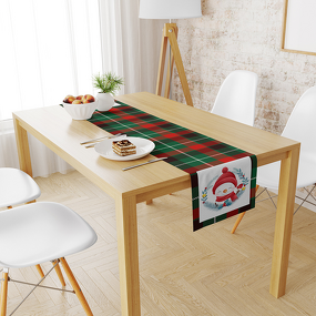 Table Runner Manufacturer - Eco-Friendly Christmas Polyester Cotton Print