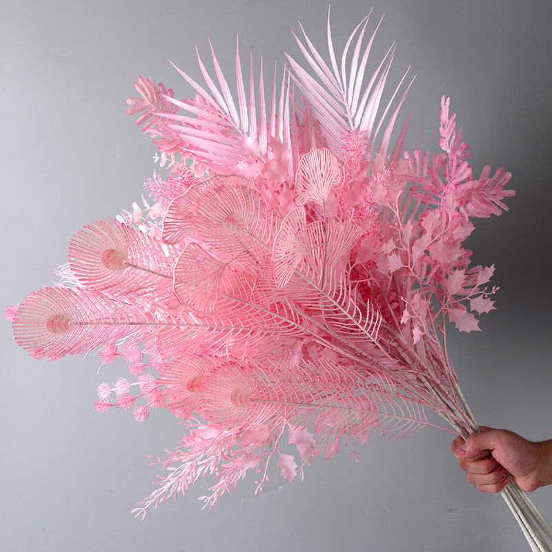Artificial Flowers Manufacturer - Pink Series Wedding Candy Color Home Decor