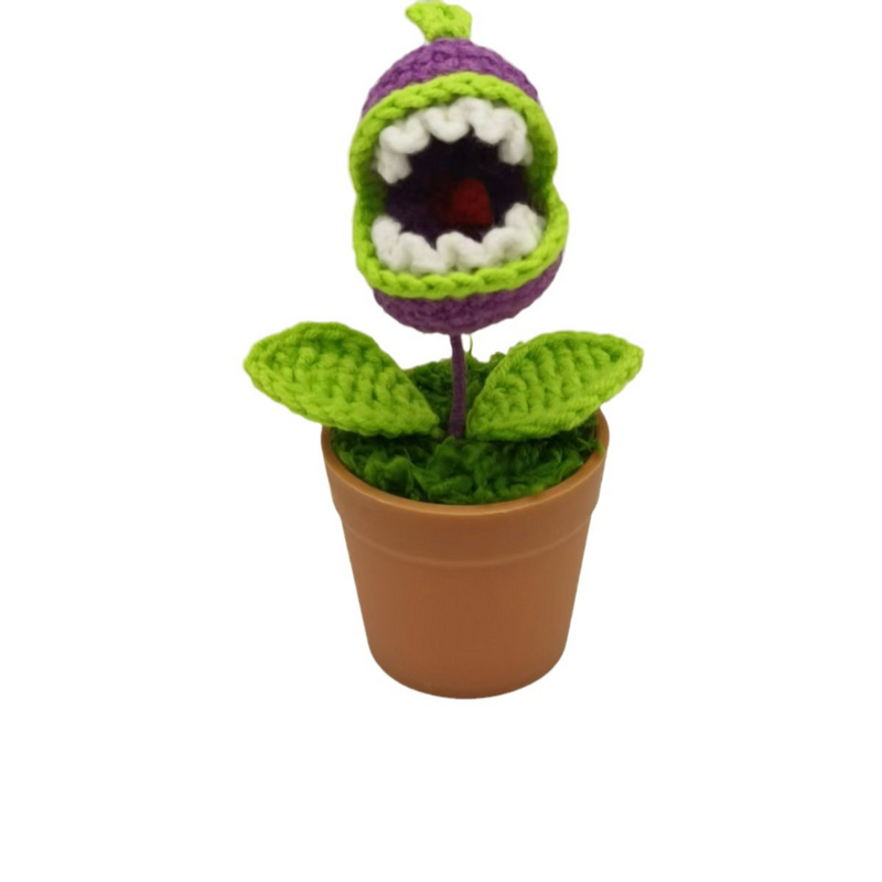 Crochet Potted Plant Manufacturer - Handmade Mini Sunflower Yarn Minimalist