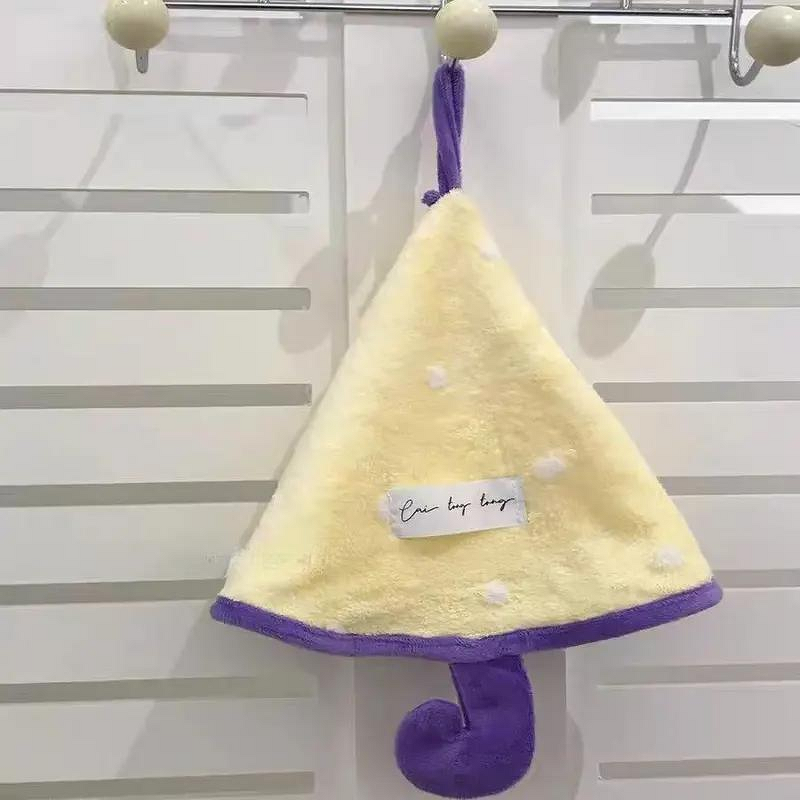 Hand Towel Manufacturer - 2025 Small Umbrella Hanging Cute Bathroom Coral Fleece
