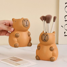 Pen Holder Manufacturer - Capybara Cute Cartoon Makeup Brush Holder