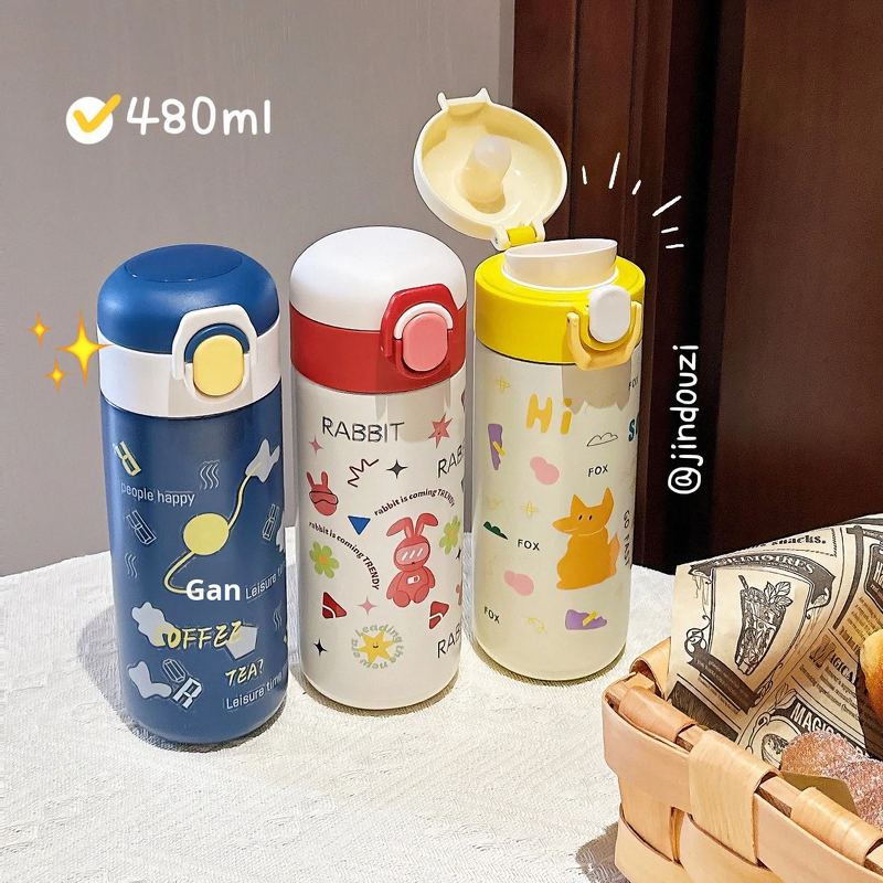 Insulated Cup Manufacturer - Bouncing Vacuum Direct Drinking Cartoon