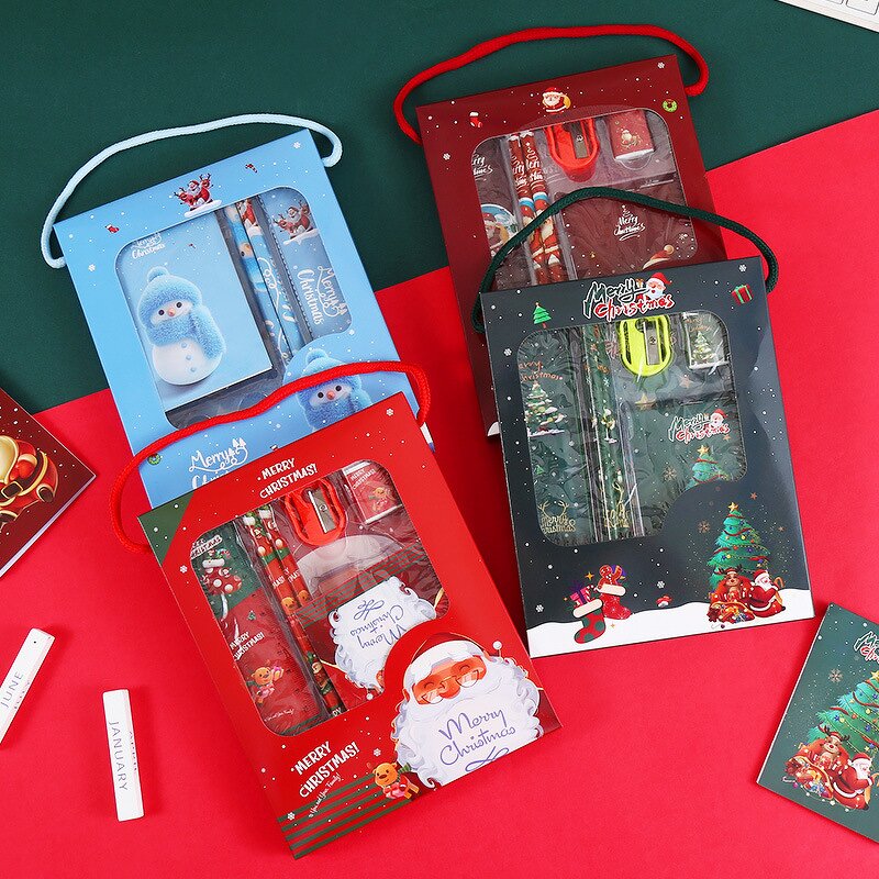 Christmas Stationery Set Manufacturer - 6-Piece for Primary School Students