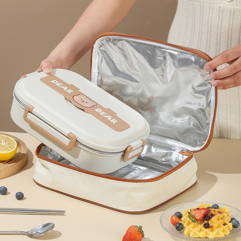 Lunch Box Bag Manufacturer - Insulated Aluminum with Cartoon Design Portable