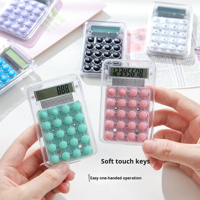 Calculator Manufacturer - Candy Color Mini Silent Portable Button Battery