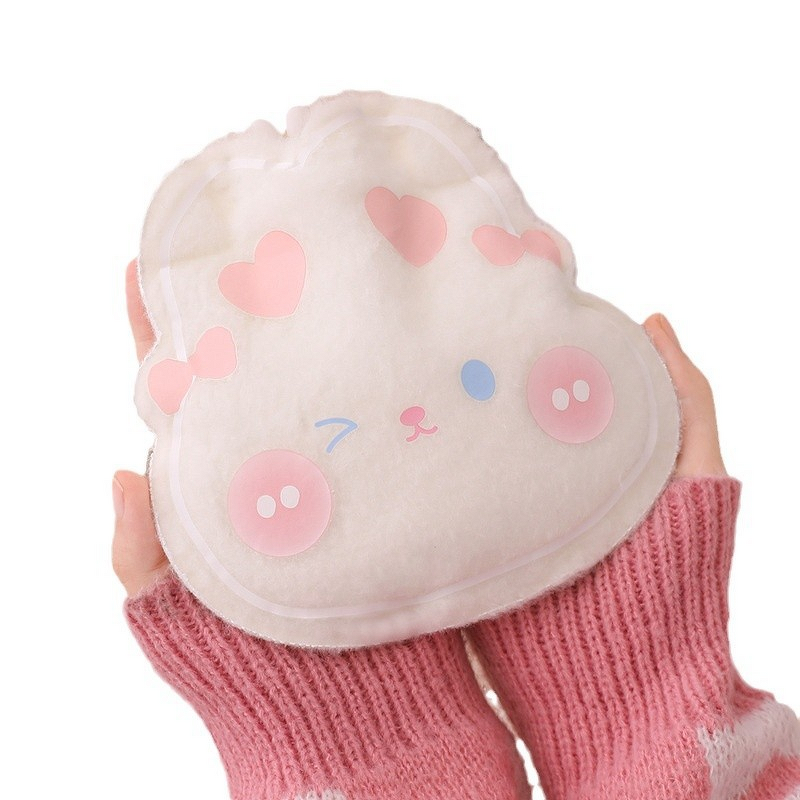 Hot Water Bottle Manufacturer - Refillable Plush Kitten Flannel Portable Dual-use