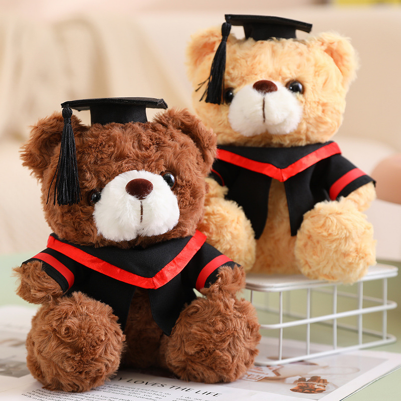 Teddy Bear Doll Manufacturer - Academic Uniform Customized Logo Graduation Gift