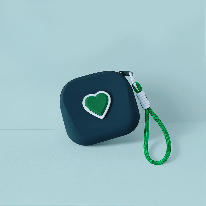 Storage Bag Manufacturer - Heart-shaped Love Style Silicone Card Key