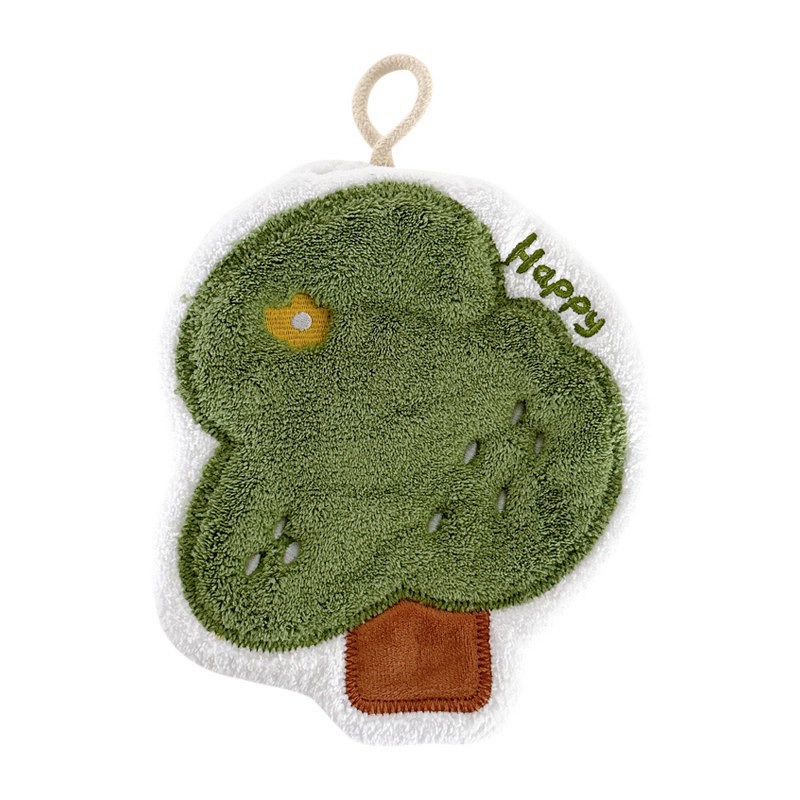 Hand Towel Manufacturer - Cute Coral Velvet Kitchen Bathroom Super Absorbent