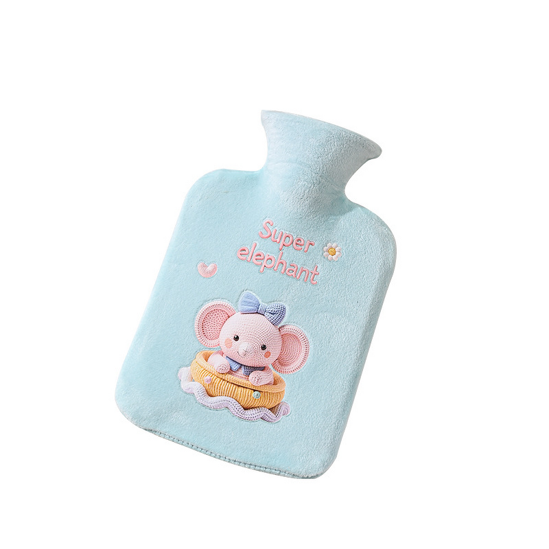 Hot Water Bottle Manufacturer - Winter Cartoon Velvet Fabric Bedding PVC Thickened