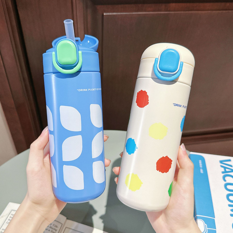 Stainless Steel Cup Manufacturer - Vacuum Insulated Straw Portable Pop-up