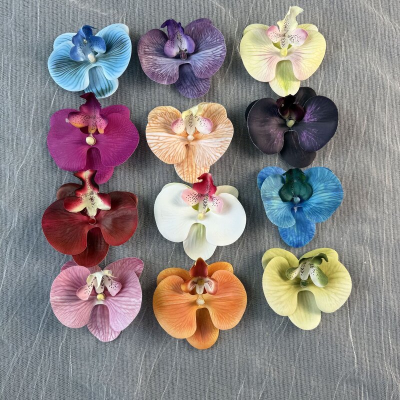 Wedding Hair Accessories Manufacturer - Exquisite 3D Simulation Glue Phalaenopsis