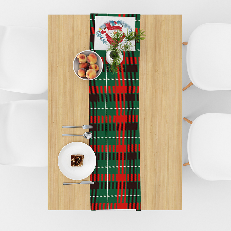 Table Runner Manufacturer - Eco-Friendly Christmas Polyester Cotton Print