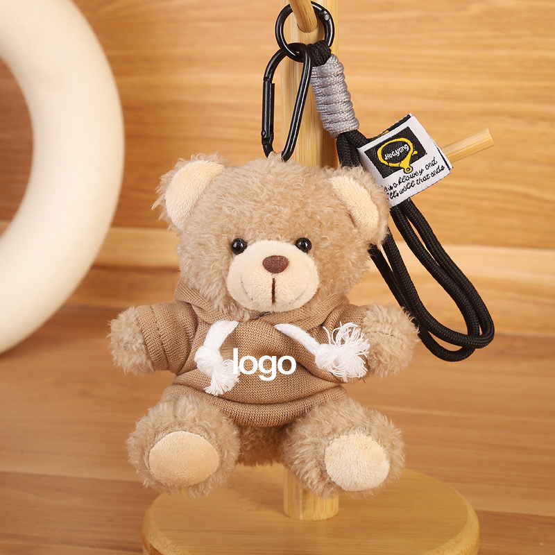 Plush Keychain Manufacturer - Cute Cotton Bear Doll Bag Pendant