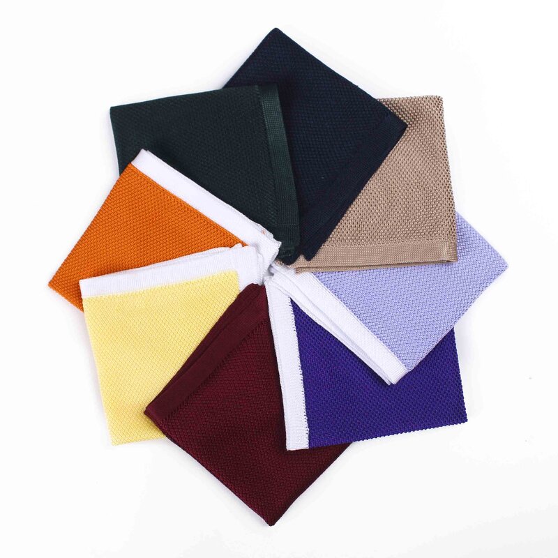 Bow Ties and Pocket Squares - Fashion Casual Plain Polyester Knitted for Men