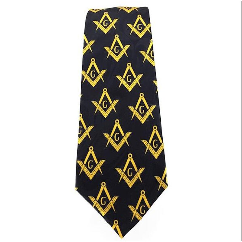 Neck Tie Manufacturer - Famous Brand Masonic Print Custom Logo for Men