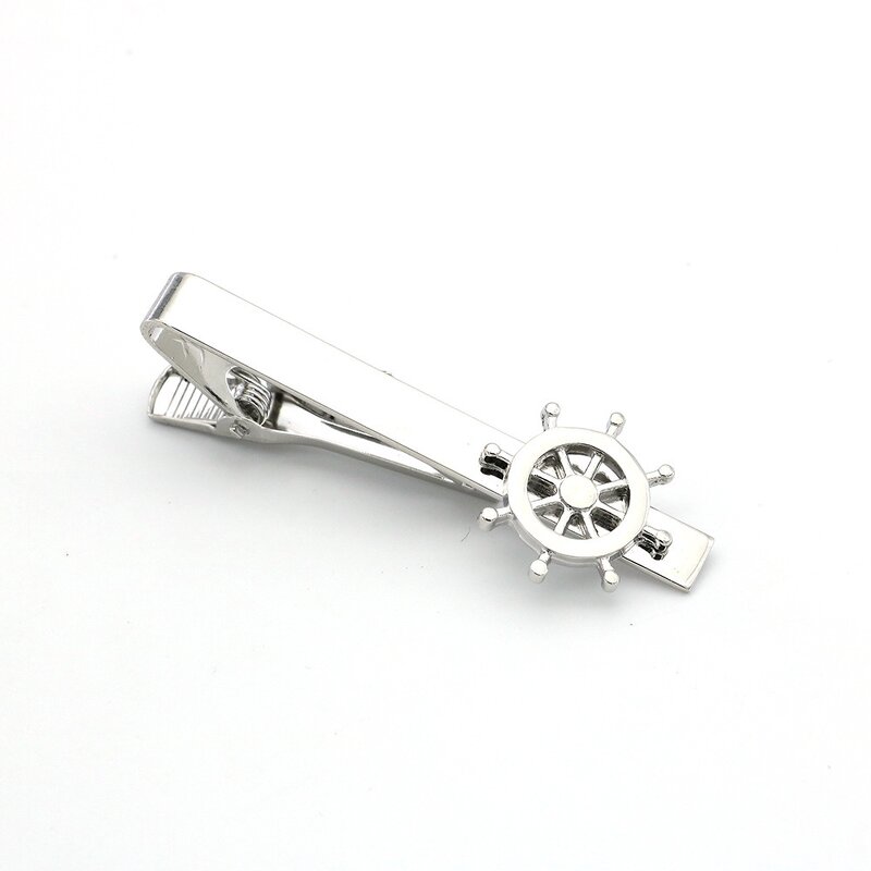 Tie Clip Manufacturer - Wholesale Silver Ship Anchor Rudder for Men