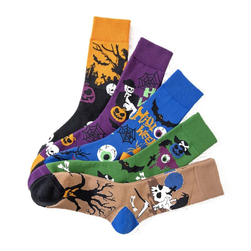 Socks Manufacturer - Wholesale High Quality Colorful Cotton Halloween Funny for Men