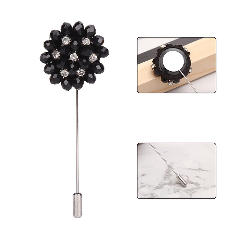 Lapel Pins Manufacturer - Groomsman Corsage Flower Custom for Suit Men