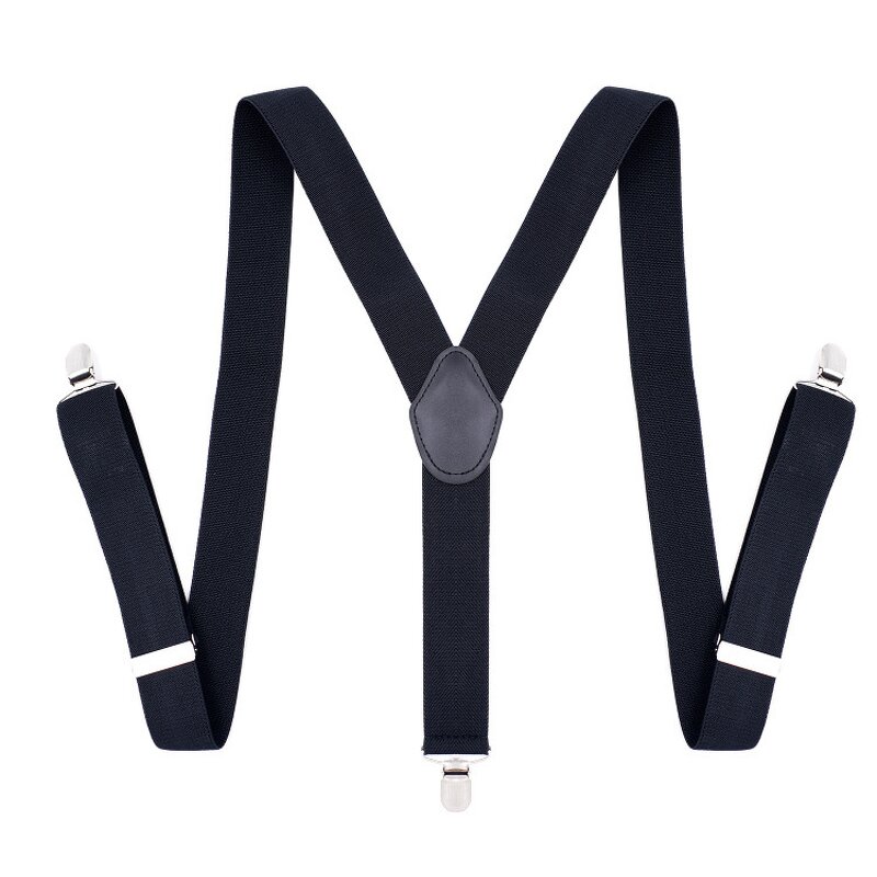 Suspenders Manufacturer - Wholesale Cheap 3 Clip Strap Y-type Plain Universal