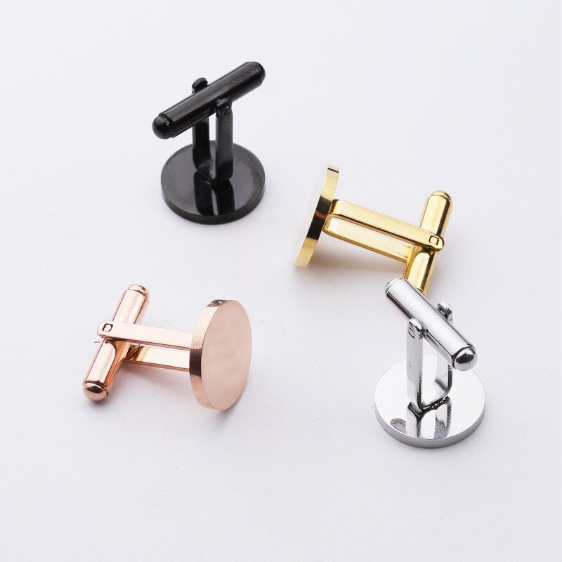 Cufflinks Manufacturer - Fashion Non Tarnish Gold Plated Custom Gift for Man
